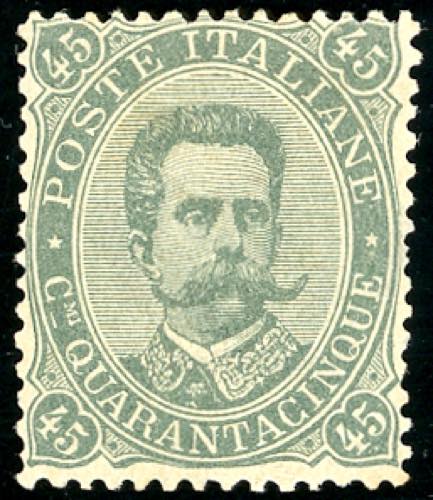 1889 - 45 cent. Umberto I (46), ... 