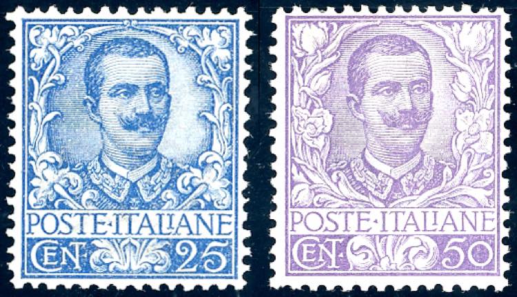 1901 - 25 cent. e 50 cent. ... 