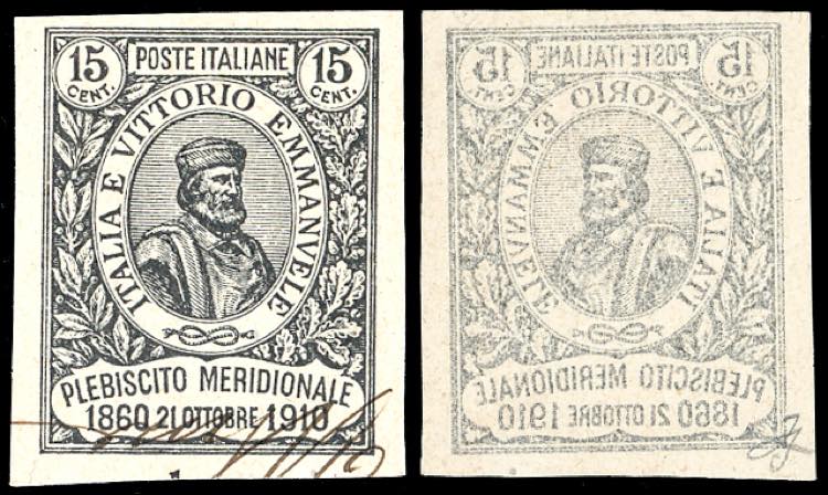1910 - 15 + 5 cent. Garibaldi ... 
