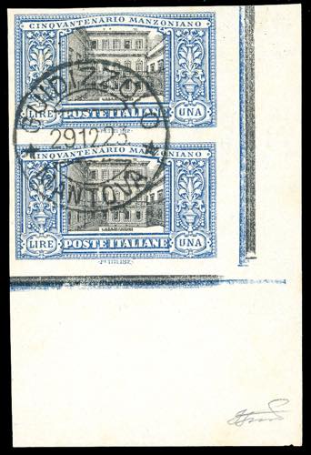 1923 - 1 lira Manzoni, non ... 