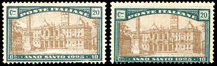 1924 - 20 + 10 cent. Anno Santo ... 