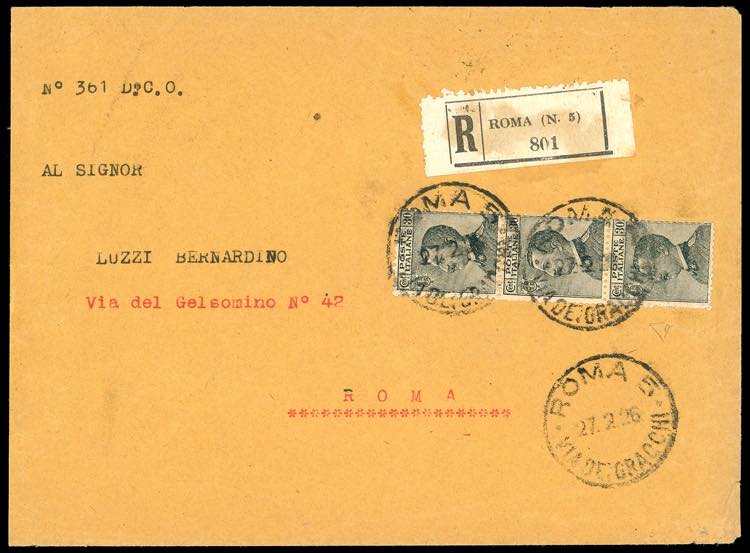 1926 - 30 cent. grigio Michetti, ... 