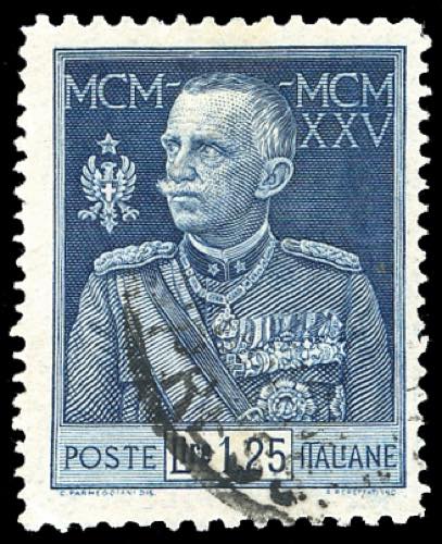 1925 - 1 lira Giubileo, dent. 11 x ... 