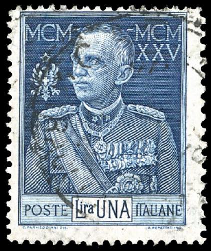 1925 - 1 lira Giubileo, dent. 13 ... 