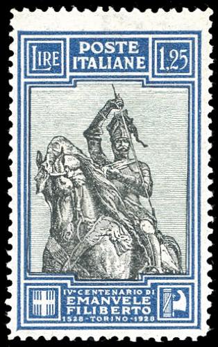 1928 - 1,25 lire Emanuele ... 