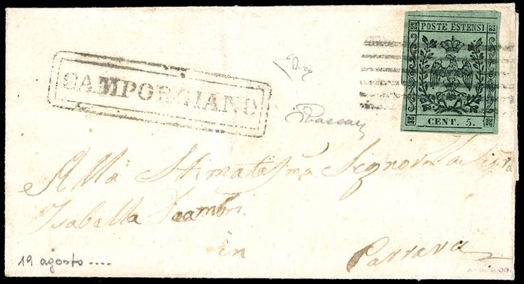 CAMPORGIANO, 6 sbarre + cartella ... 