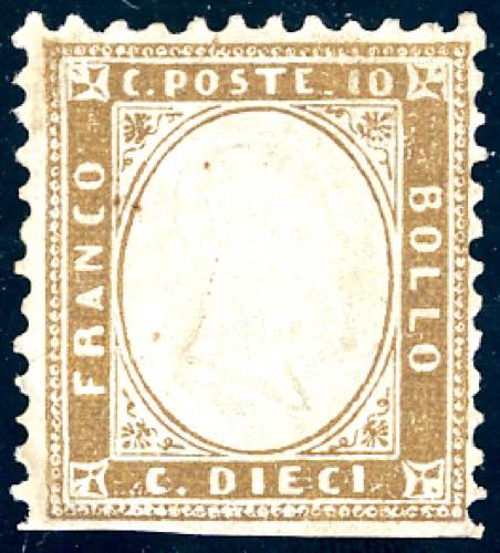 1862 - 10 cent. bistro oliva ... 