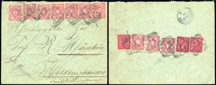 1896 - 2 cent. De La Rue, tiratura ... 