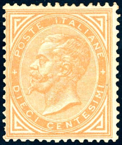 1866 - 10 cent. De La Rue, ... 