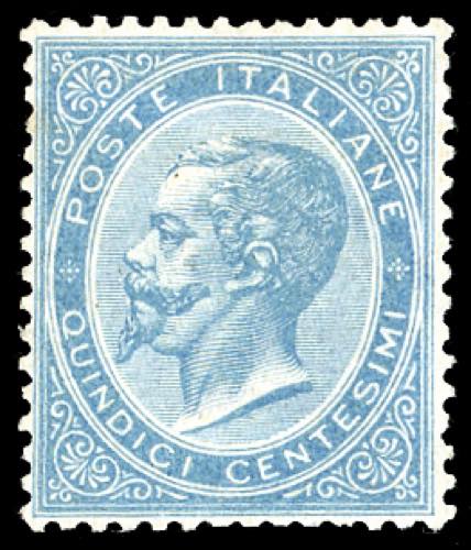 1863 - 15 cent. De La Rue (L18), ... 