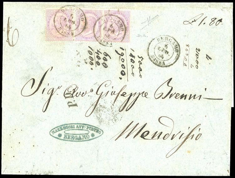1864 - 60 cent. De La Rue, ... 