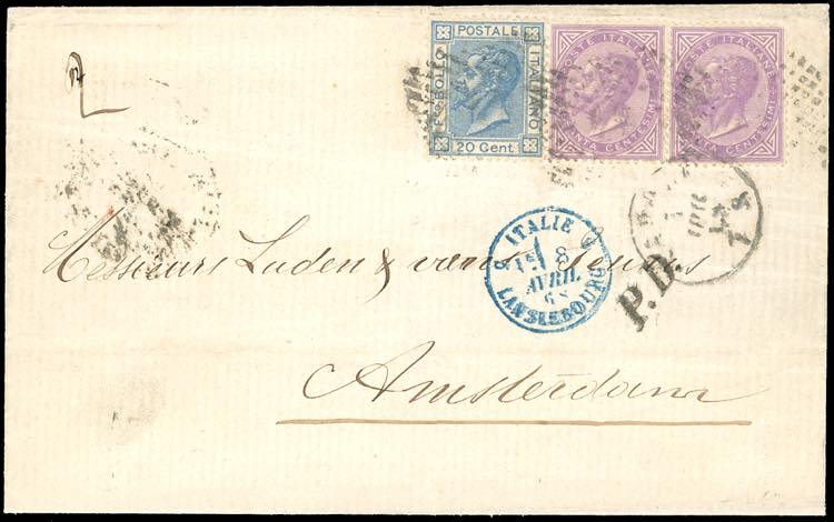 1868 - 60 cent. De La Rue, due ... 