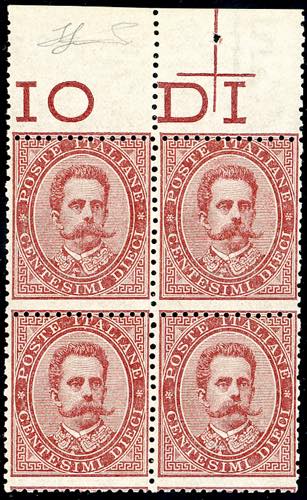 1879 - 10 cent. Umberto I (38), ... 