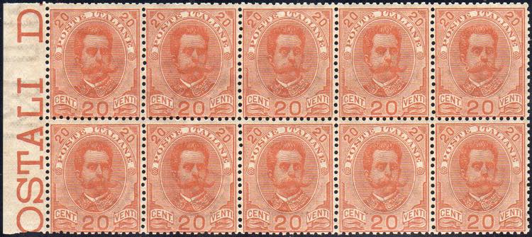 1895 - 20 cent. Umberto I (61), ... 