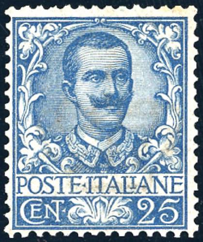 1901 - 25 cent. Floreale (73), ... 