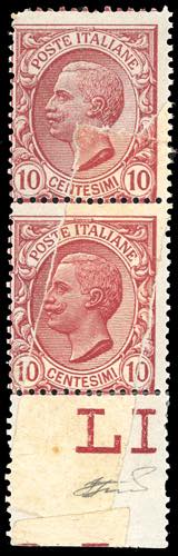 1906 - 10 cent. Leoni, coppia ... 