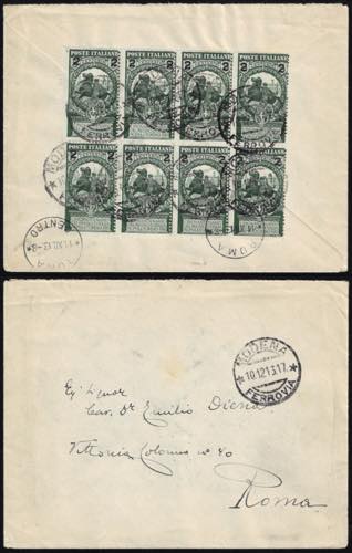 1913 - 2 cent. su 5 cent. Unità ... 