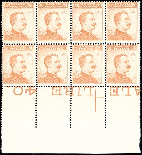 1916 - 20 cent. Michetti, senza ... 