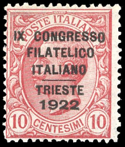 1922 - 10 cent. Congresso ... 