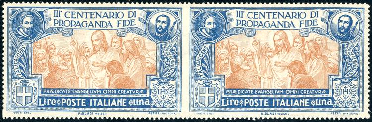 1923 - 1 lira Propaganda Fide, ... 
