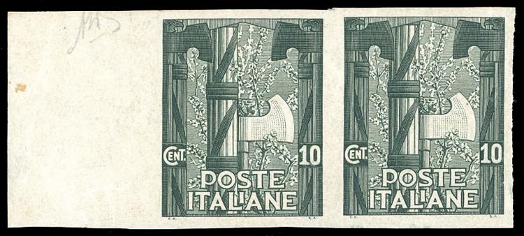 1923 - 10 cent. Marcia su Roma, ... 