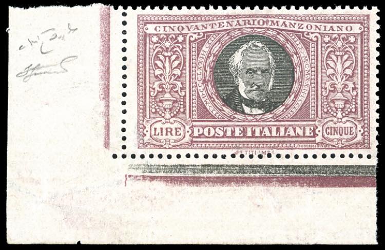 1923 - 5 lire Manzoni (156), ... 