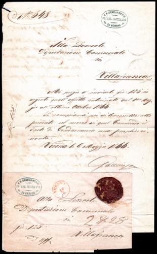 VERONA, C1 in rosso non catalogato ... 