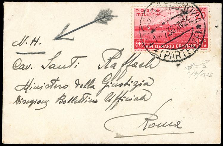 1936 - 20 cent. Orazio (399), ... 