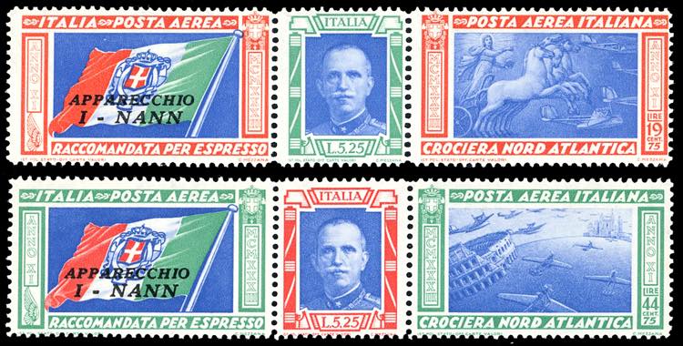 1933 - Trittici I-NANN (51L/52L),  ... 