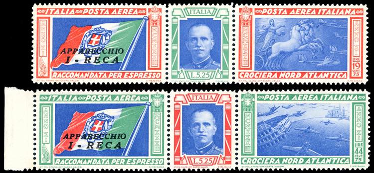 1933 - Trittici I-RECA (51Q/52Q), ... 