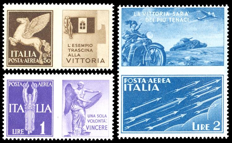 1942 - Non emessi, serie completa ... 