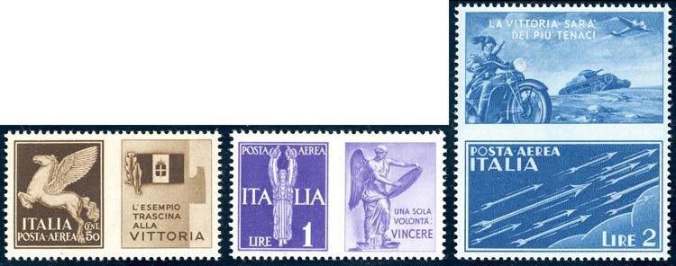 1942 - Non emessi, serie completa ... 