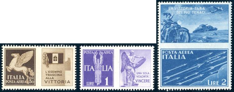 1942 - Non emessi, serie completa ... 