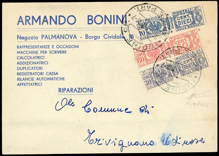 1946 - 10 cent., 30 cent., 60 ... 