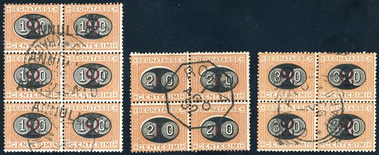 1890/91 - Mascherine, serie ... 