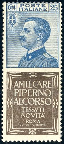 1924 - 25 cent. Piperno (6), ... 