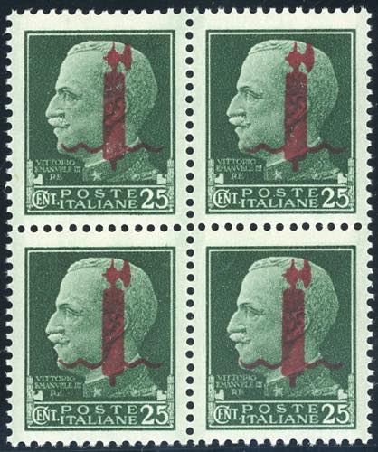 1944 - 25 cent. soprastampato ... 