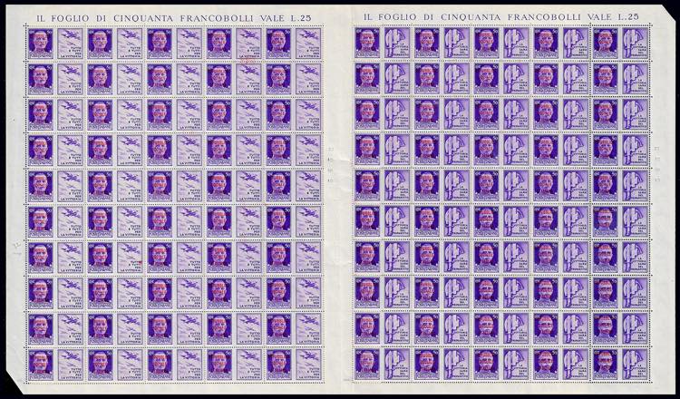 1944 - 50 cent. Aeronautica e ... 