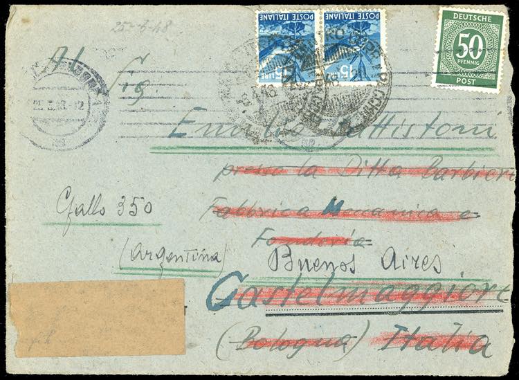 1948 - 50 pf. Cifra (Unif.Germania ... 