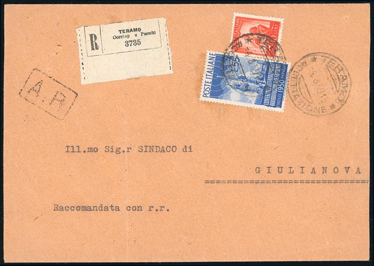 1950 - 55 lire Radiodiffusione, 10 ... 