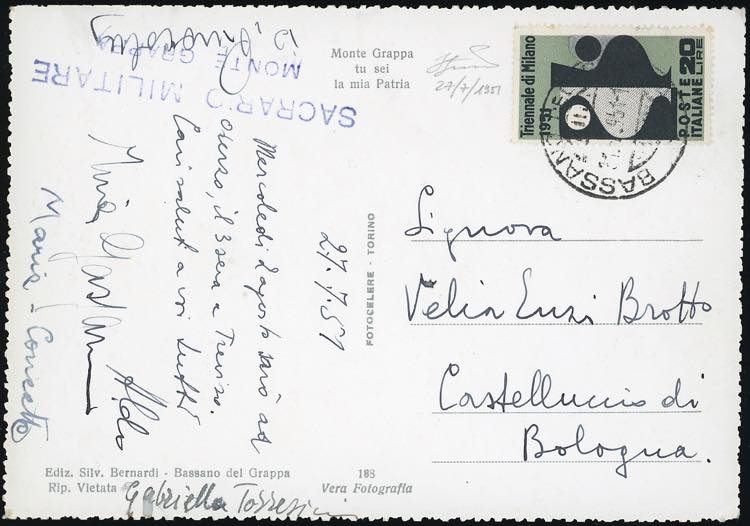 1951 - 20 lire Triennale (666), ... 