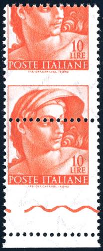 1961 - 10 lire Michelangiolesca, ... 