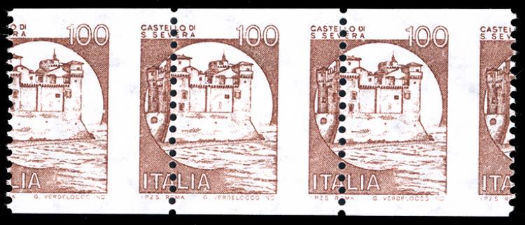 1988 - 100 lire Castelli in bobina ... 