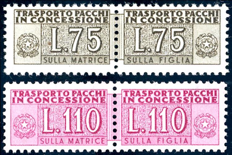 1955 - 75 lire e 110 lire, ... 