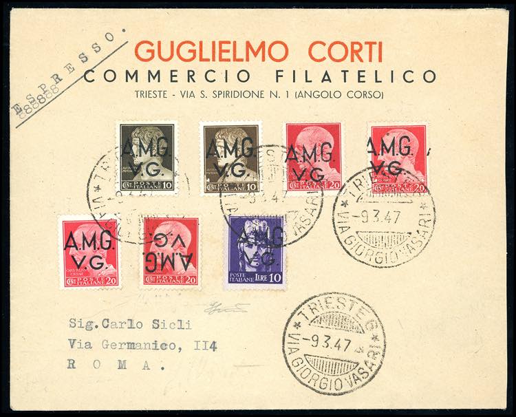 1947 - 10 cent., un esemplare con ... 