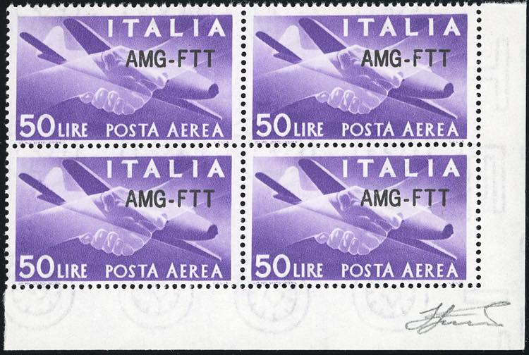 POSTA AEREA 1954 - 50 lire, nuovo ... 