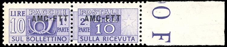 PACCHI POSTALI 1949 - 10 lire, ... 