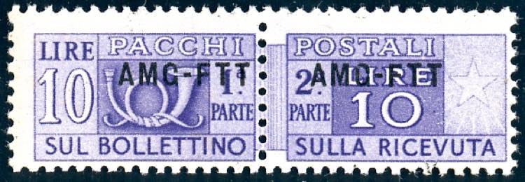PACCHI POSTALI 1949 - 10 lire, ... 