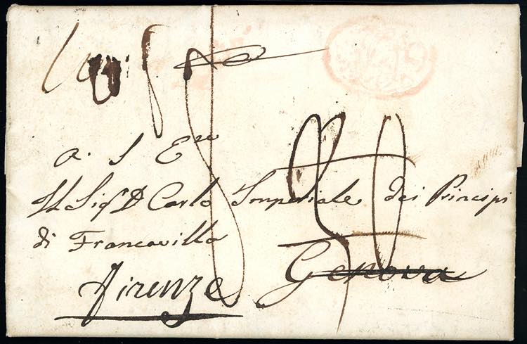 1824- Lettera prefilatelica da ... 