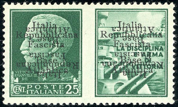 BASE ATLANTICA 1943 - 25 cent. ... 
